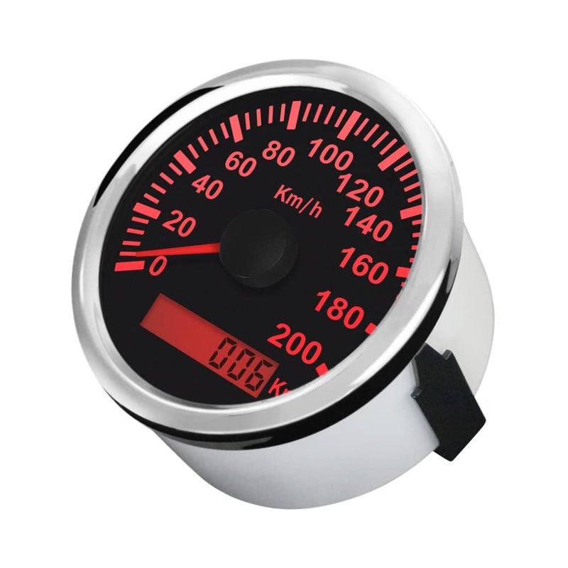 ELING Waterproof GPS Speedometer Odometer 200KM/H for Car Motorbike Buggy with Backlight 85mm 12V/24V - Image 3